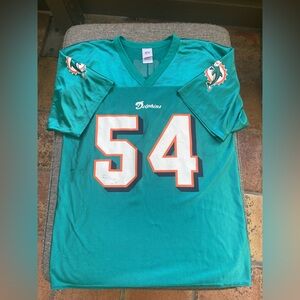 Dolphins Teal Football Jersey with Number 54 “Thomas”